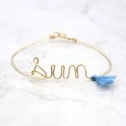 Fil souple 0.80 mm en Gold filled (or laminé)  x 1 m