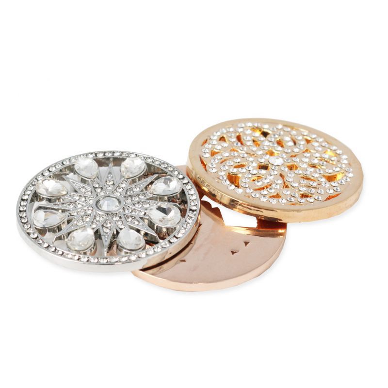 Broche Pampille Vintage – Métal Doré, Strass, Perles Et Perle Goutte