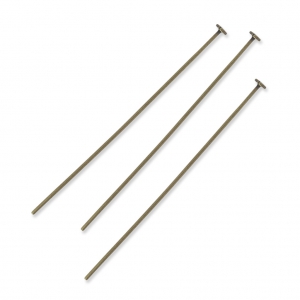 Clous tête plate 70x0.8 mm souple bronze x10