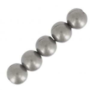 Perles rondes 2 mm - Fabrication Européenne - Argenté vieilli x20