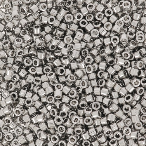 Miyuki Delica 11/0 DB0038 - Palladium Plated x50g