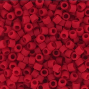 Miyuki Delica 11/0 DB0753 - Mat Opaque Red paquet de 100g