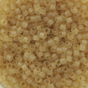 Miyuki Delica 11/0 DB0771 - Dyed Semi Mat Transparent Saffron x8g