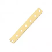 Intercalaire 7 rangs 31 x 4.4 mm doré à l'or fin x1