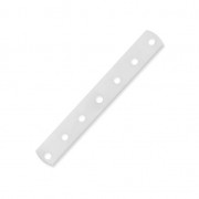 Intercalaire 7 rangs 31 x 4.4 mm Placage argent fin x1|raw }}