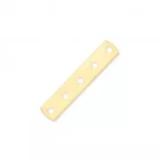 Intercalaire 5 rangs 22 x 4.4 mm doré à l'or fin x1