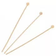 Clous tête boule 26x0.4 mm - Gold filled (or laminé) x10