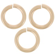Anneaux ouverts 6x1 mm en Gold filled (or laminé)  x10|raw }}