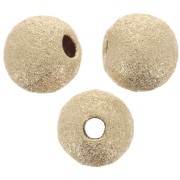 Perles rondes diamantées 5 mm Gold filled (or laminé)  x5|raw }}