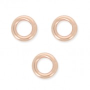 Anneaux fermés 4x0.7 mm en Rose Gold filled (or laminé)  x10|raw }}