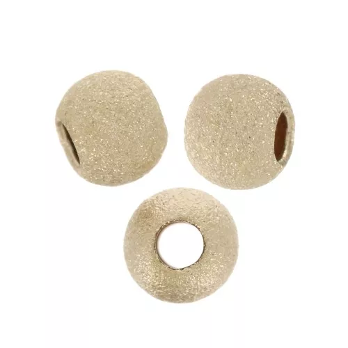 Perles rondes diamantées 2.5 mm Gold filled (or laminé) x10