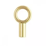 Embout pour fil 0.48 mm Gold Filled (or laminé)  x10