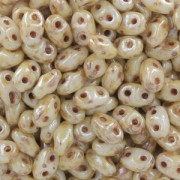 MiniDuo 2x4 mm Ivory Ceramic Look x10g|raw }}