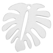 Breloque feuille de philodendron 17x15 mm - Argent 925 x1|raw }}