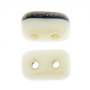 Rullas Duet 3x5 mm Bicolore Black/Opaque Beige Luster x10g|raw }}
