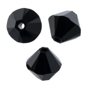 Toupies en cristal PureCrystal 5328 6 mm Jet x20