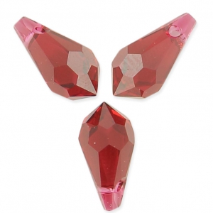 Gouttes PureCrystal 6000 11x5.5 mm Scarlet x8