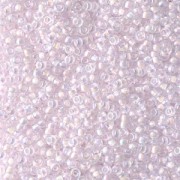 Rocaille Miyuki 15/0 272 - Pink Lined Crystal AB x8g|raw }}