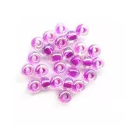 Rocaille Miyuki 15/0 264 - Raspberry Lined Crystal AB x8g