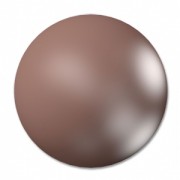 Cabochon Nacré PureCrystal 5817 8 mm Velvet Brown Pearl x1|raw }}