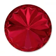 Cabochon PureCrystal 1122 Rivoli 8 mm Scarlet x1