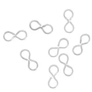 Connecteurs double Quick Links 7.20x3.15 mm Argent 925 x20