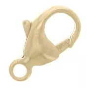 Fermoir mousqueton 11 mm - Gold filled (or laminé) x1