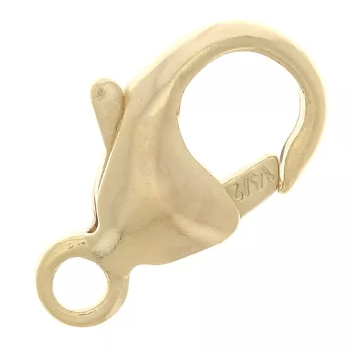Fermoir mousqueton 11 mm - Gold filled (or laminé) x1