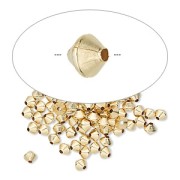 Perles toupies 3.10 mm Gold filled (or laminé)  x10|raw }}
