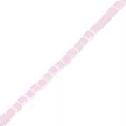 Cubes en verre 2.5 mm Light Rose Opal x47 cm