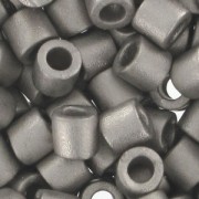 Miyuki Delica 8/0 DBL0321 - Mat Metallic Dark Nickel Silver x8g|raw }}