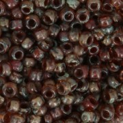 Rocaille Miyuki 8/0 4505 - Light Smoky Topaz Picasso x8g