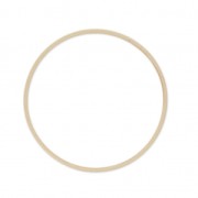 Cercle en bois de hêtre pour attrape rêve et décoration 20 cm x1