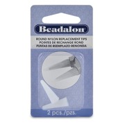 Embouts de rechange pour la pince ronde/plate bout nylon rond x2