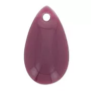 Sequins gouttes en métal et résine époxy 14x8 mm Violet x 8