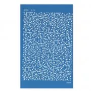 Silk Screen Moiko pour Pâte polymère 74x105 mm - Motif Note de Musique 8.23