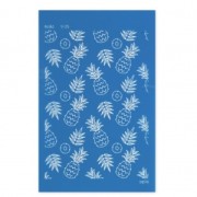 Silk Screen Moiko pour Pâte polymère 74x105 mm - Motif Ananas 9.05