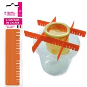 4 supports de calage pour moule latex|raw }}