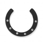 Demi-Lune Strass Polaris 30 mm Jet x1|raw }}