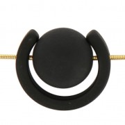 Demi-Lune Strass Polaris 30 mm Jet x1