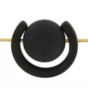 Demi-Lune Strass Polaris 30 mm Jet x1