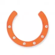 Demi-Lune Strass Polaris 30 mm Hyacinth x1