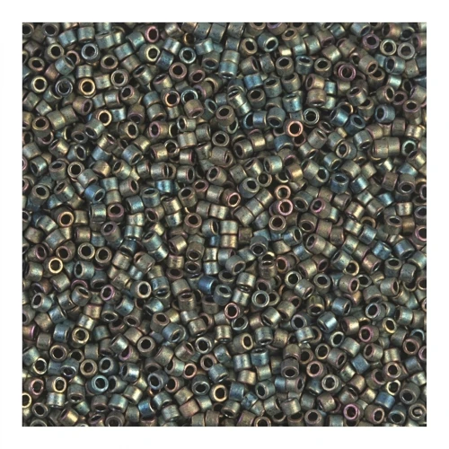 Miyuki Delica 11/0 DB0324 - Mat Metallic Patina Iris x8g