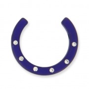 Demi-Lune Strass Polaris 30 mm Dark Indigo x1|raw }}
