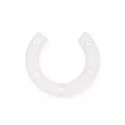 Demi-Lune Strass Polaris 22 mm Crystal x1