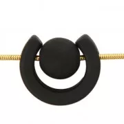 Demi-Lune Strass Polaris 22 mm Crystal x1