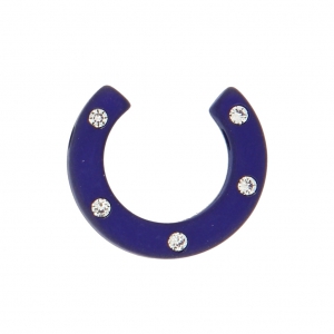 Demi-Lune Strass Polaris 22 mm Dark Indigo x1