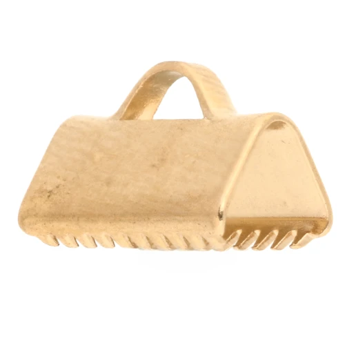 Embouts à serrer 10 mm - Doré à l'or fin  x2