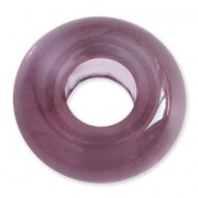 Perles en verre Vintage sélectionnées par Puca® Rondelle 16x8 mm Light Amethyst x5|raw }}