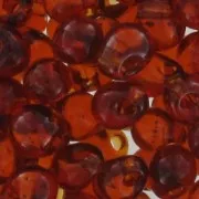 Mini-gouttes Miyuki 3.4 mm DP134 - Transparent Dark Topaz x8g